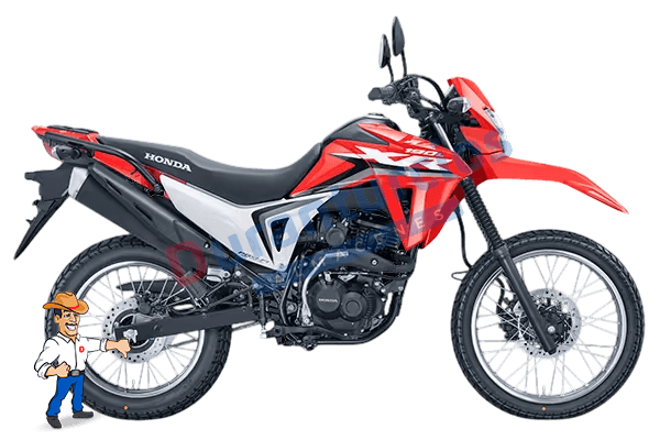 MOTOCICLETA HONDA XR190L ROJO