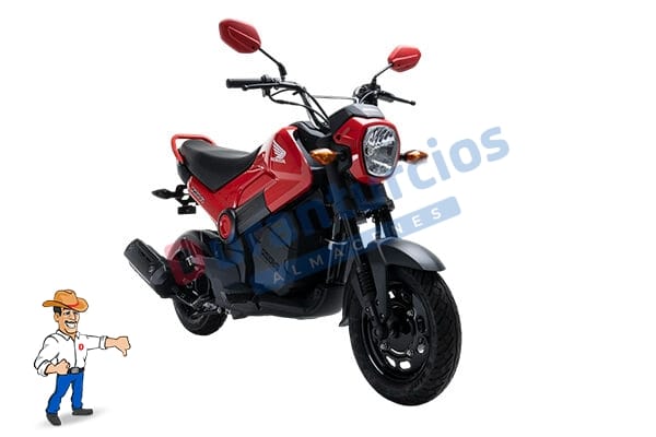 MOTOCICLETA HONDA NAVI ROJA - Imagen 4
