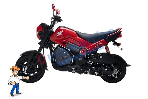 MOTOCICLETA HONDA NAVI ROJA - Imagen 2