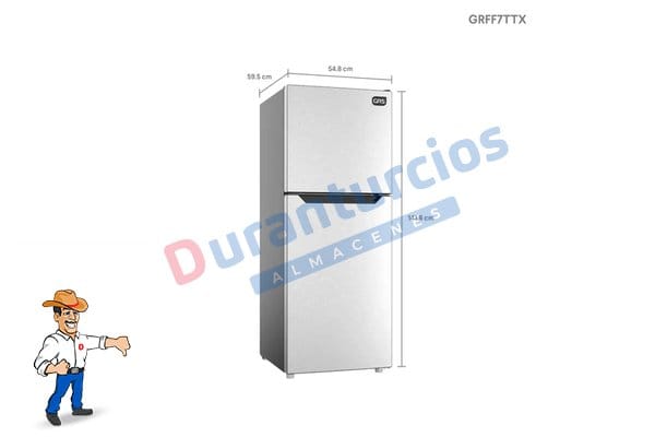 REFRIGERADORA GRS GRFF7TTX - Imagen 4